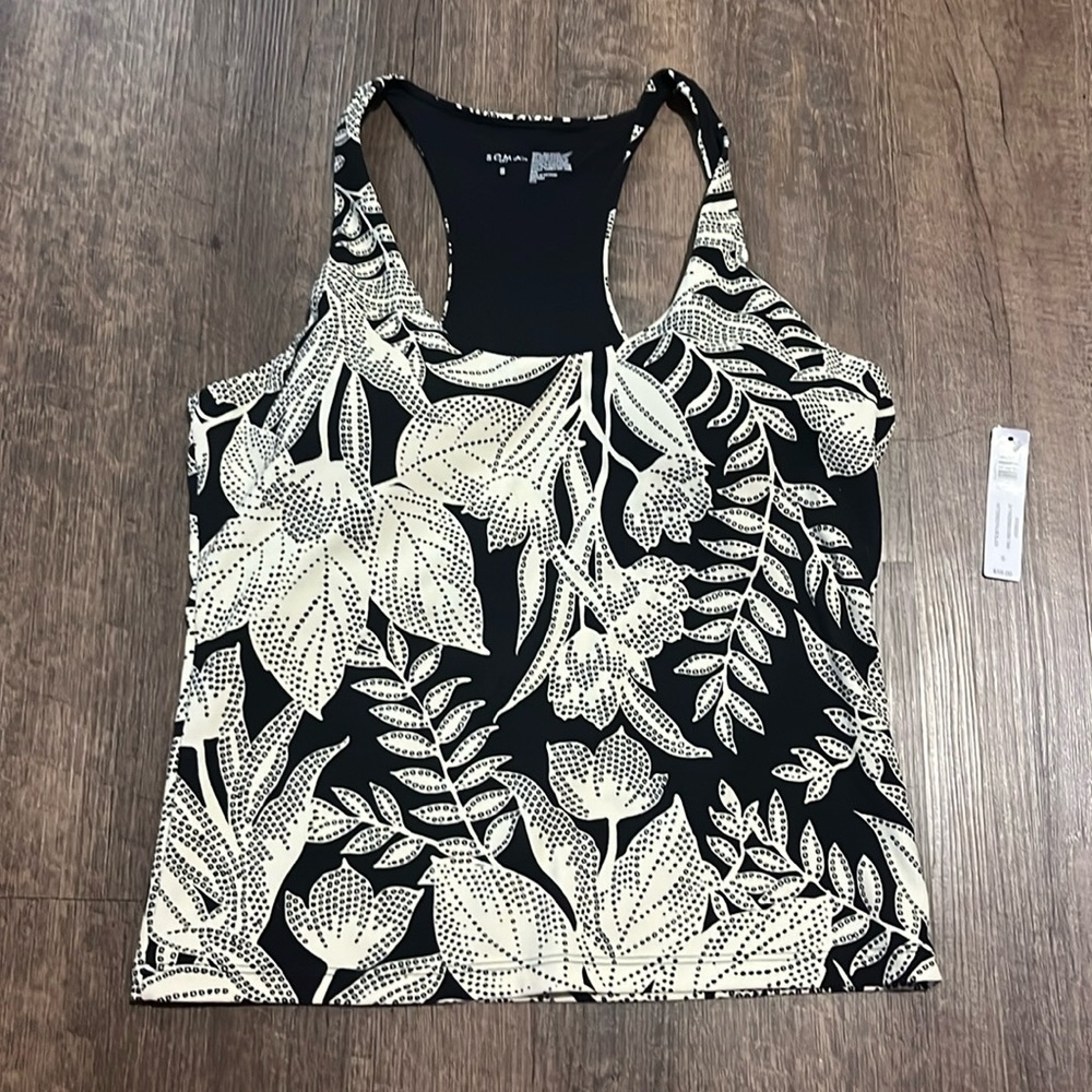 NWT Soma Racerback Tank with Built in Bra. Size Small